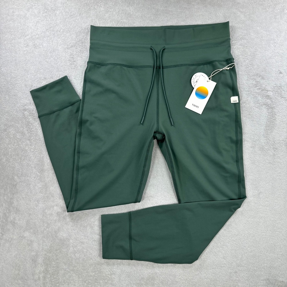 Vuori Daily Legging Womens XL Agate Green High Rise Drawstring Yoga Pants Gym